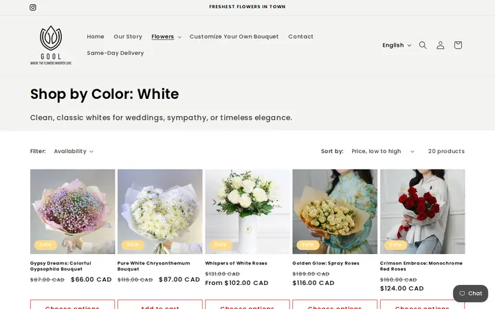 /collections/shop-by-color-white — Gool: Flower Shop