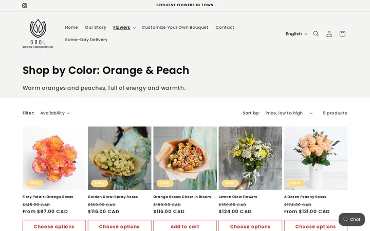 /collections/shop-by-color-orange-peach — Gool: Flower Shop