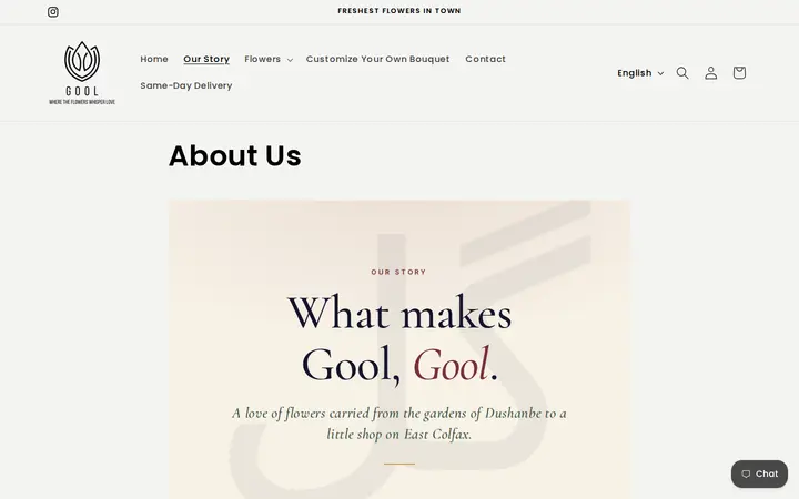 /pages/about-us — Gool: Flower Shop