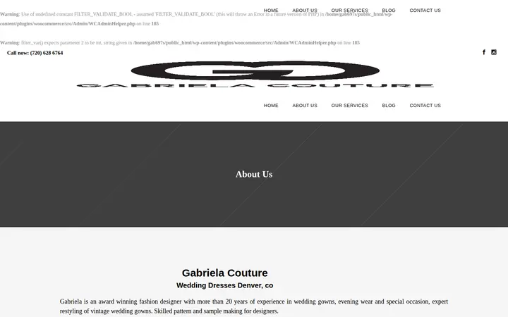 /about-us — Gabriela Couture wedding dress alterations