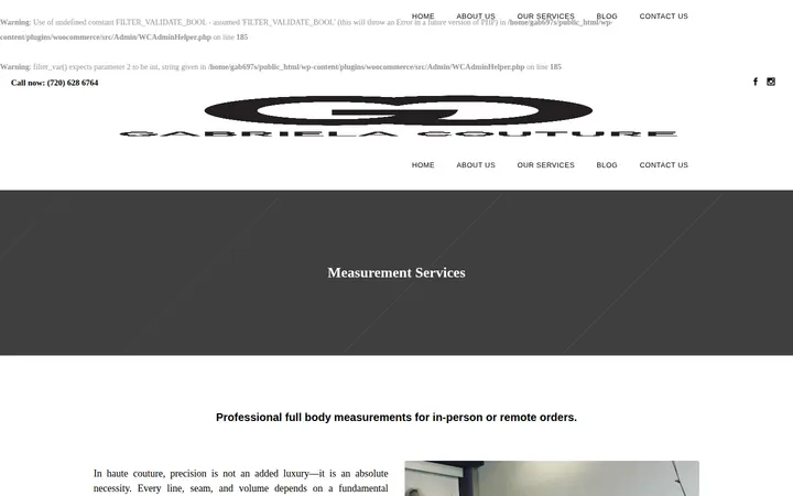 /measurement-services — Gabriela Couture wedding dress alterations