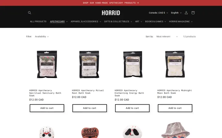 /collections/bath — HORRID