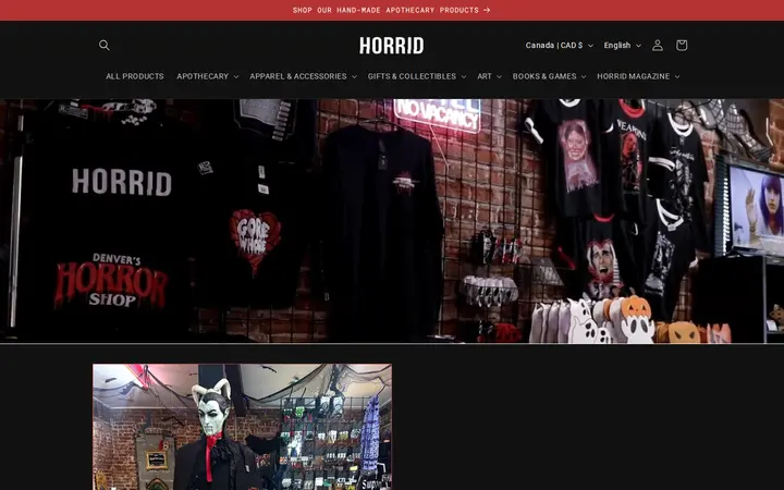 Website of HORRID