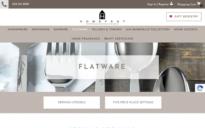 /flatware — Homefest