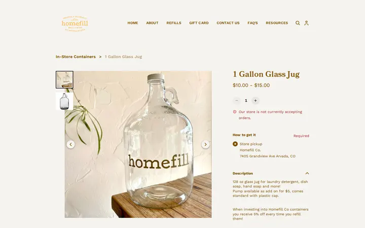 /product/glassgallonjug/449 — Homefill Co.