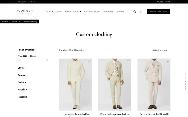 /catalog/custom-clothing — Icon Suit