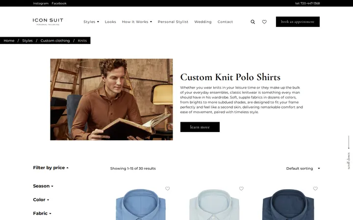/catalog/custom-clothing/knits — Icon Suit