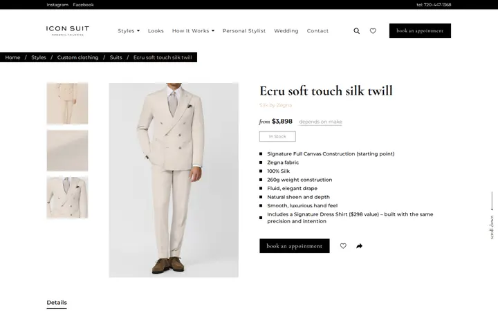 /styles/custom-clothing/suits/ecru-soft-touch-silk-twill — Icon Suit