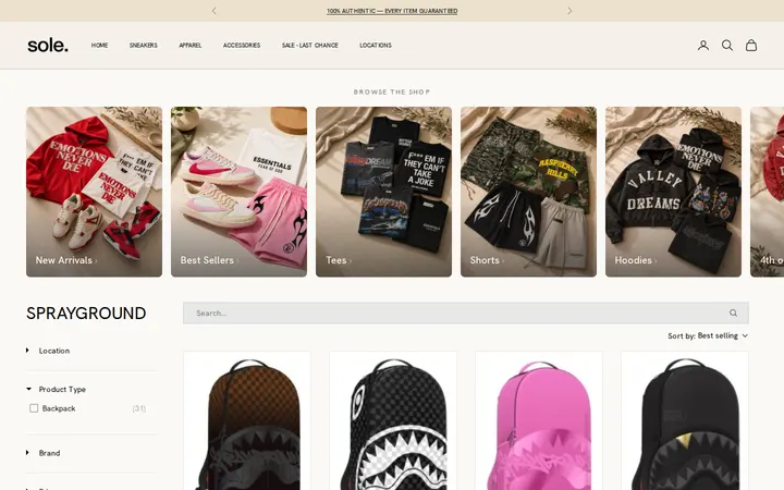/collections/sprayground — Sole Cherry Creek