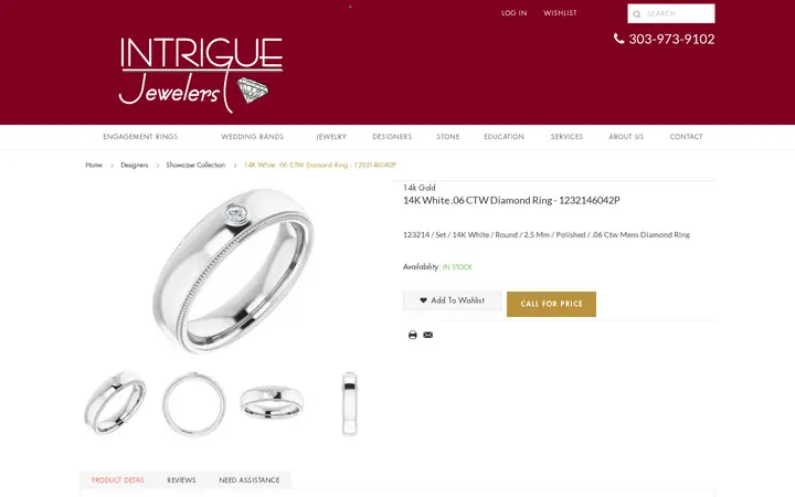 /designers/showcase-collection/14k-white-06-ctw-diamond-ring-1232146042p.html — Intrigue Jewelers Inc