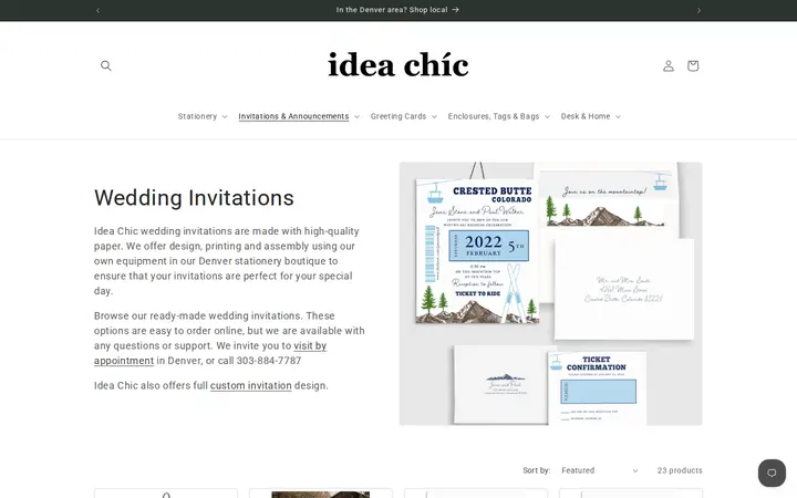 /collections/wedding-invitations — Idea Chíc