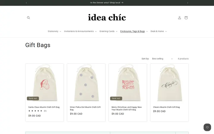 /collections/gift-bags-and-tags — Idea Chíc