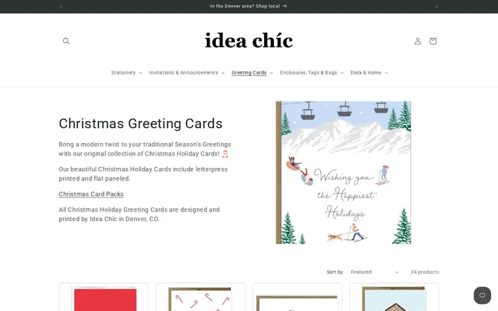 /collections/christmas-holiday-cards — Idea Chíc
