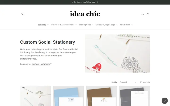 /collections/custom-social-stationery — Idea Chíc