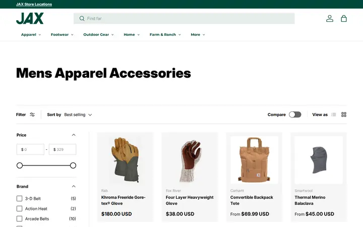 /collections/mens-apparel-accessories — JAX Broomfield Outdoor Gear, Farm & Ranch