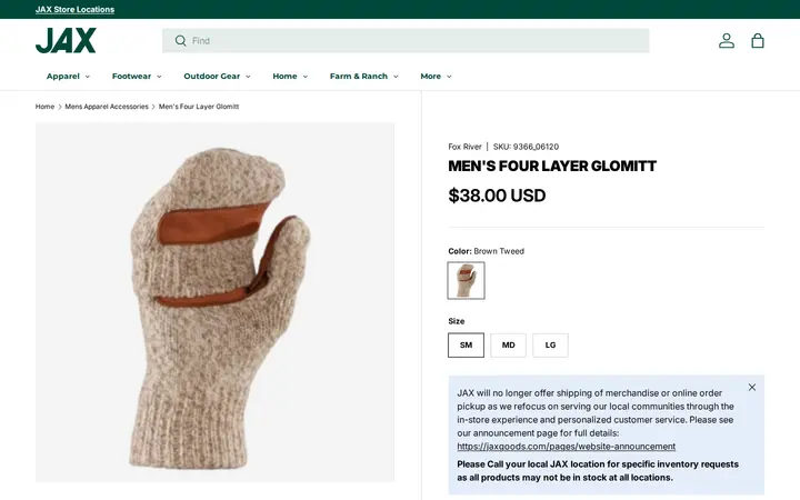 /collections/mens-apparel-accessories/products/fox-river-mens-four-layer-glomitt — JAX Broomfield Outdoor Gear, Farm & Ranch