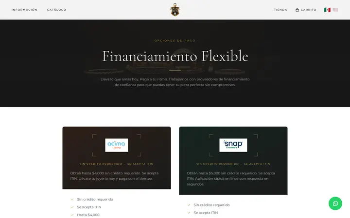 /financing — Joyería 0720
