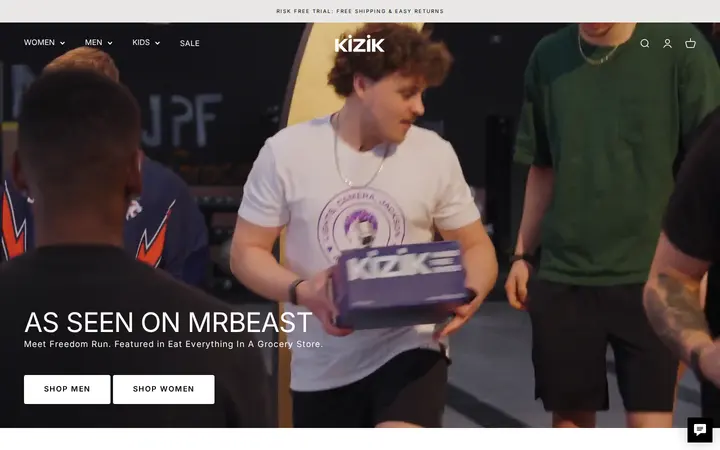 Website of Kizik