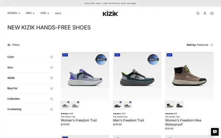/collections/new-arrivals — Kizik