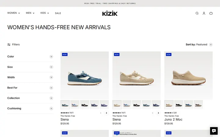 /collections/women-new-arrivals — Kizik