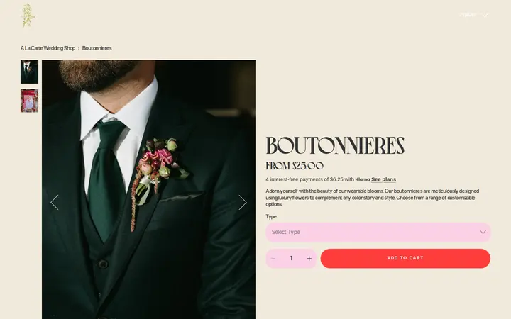 /shop/p/boutonnieres — KaraKara Blooms