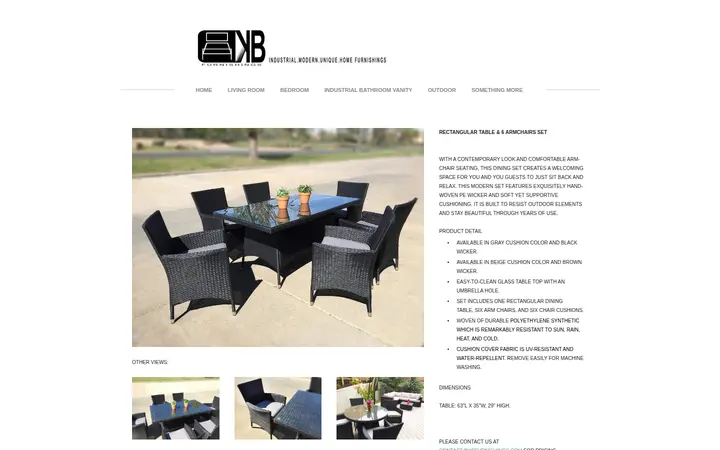 /rectangular-table--6-arm-chairs-set.html — KB Furnishings