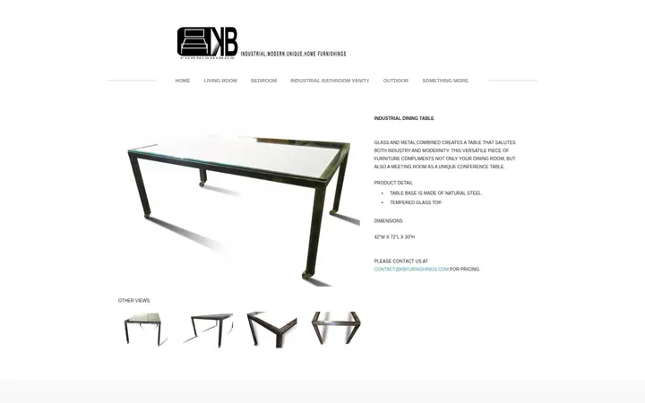 /industrial-dining-table.html — KB Furnishings