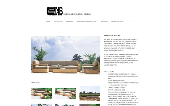 /teak-sectional.html — KB Furnishings