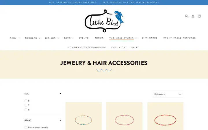 /collections/jewelry-hair-accessories — Little Bird Denver - Park Hill