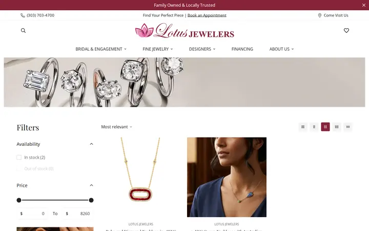 /collections/necklaces — Lotus Jewelers Inc