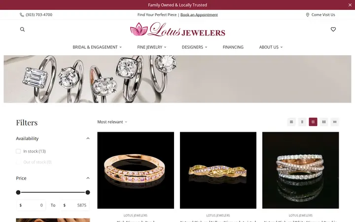 /collections/wedding-bands — Lotus Jewelers Inc