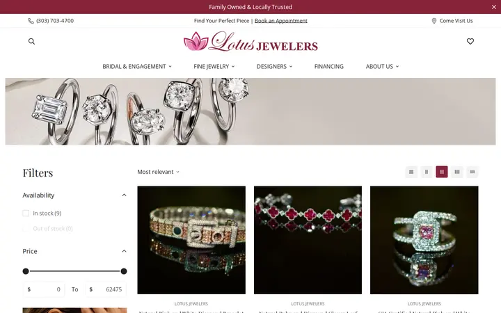 /collections/one-of-a-kind-jewelry — Lotus Jewelers Inc