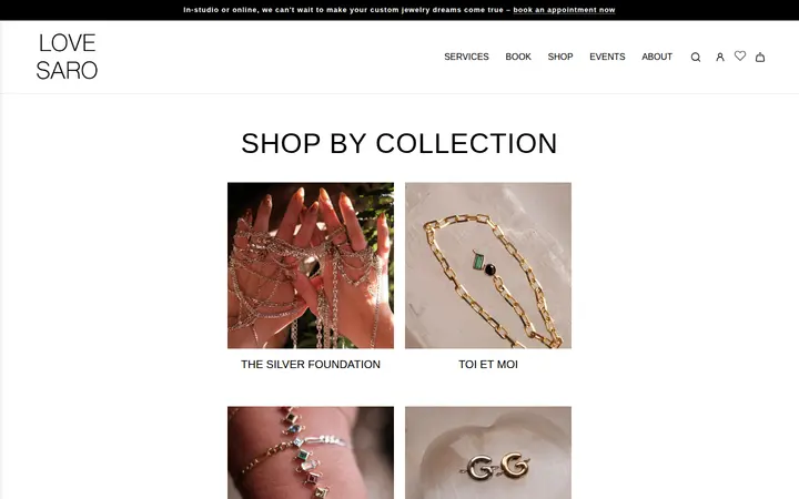 /collections — LOVE SARO - Custom Permanent Jewelry & Beyond