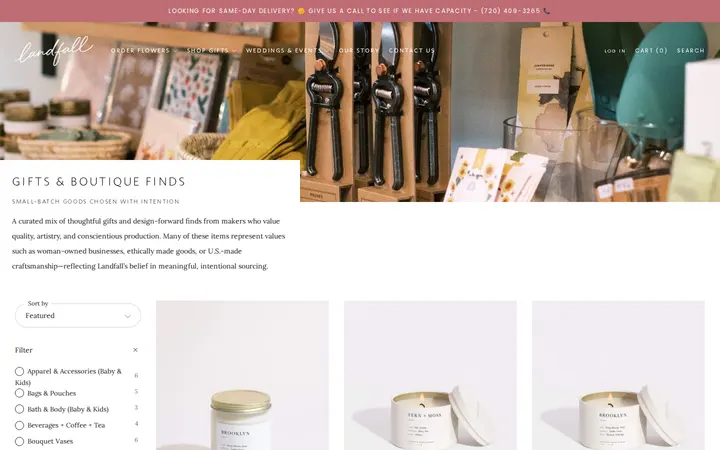 /collections/gifts-merch — Landfall Floral Co. | Denver Florist