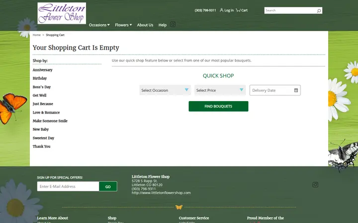 /cart;jsessionid=ALuLbLgWuu12QjfHG-rhAWhQKda71vb8e7p6AU66.5de7a3b8def19d02a18cff1 — Littleton Flower Shop
