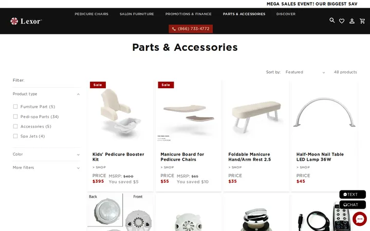 /collections/parts-accessories — Lexor (Denver)