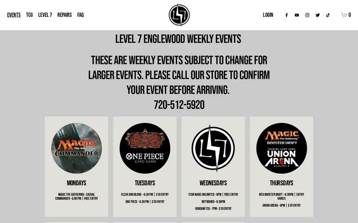/englwood-events — Level 7 Games Inc