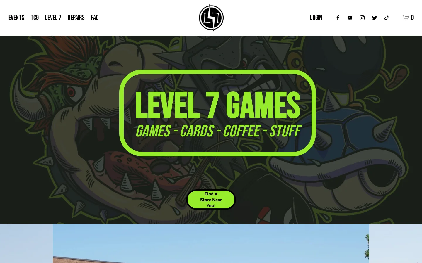 Captured website of Level 7 Games Inc