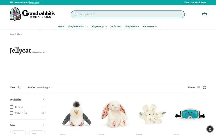 Jellycat – Grandrabbit's Toy Shoppe — Grandrabbit's Toy Shoppe