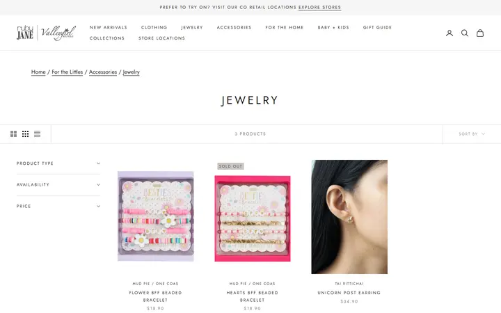Jewelry for the Littles - Ruby Jane — Ruby Jane Boutique - Denver Highlands