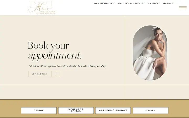 Mimi's Couture Bridal at LWD | Reserve Your Appointment — Mimi's Couture Bridal at Little White Dress