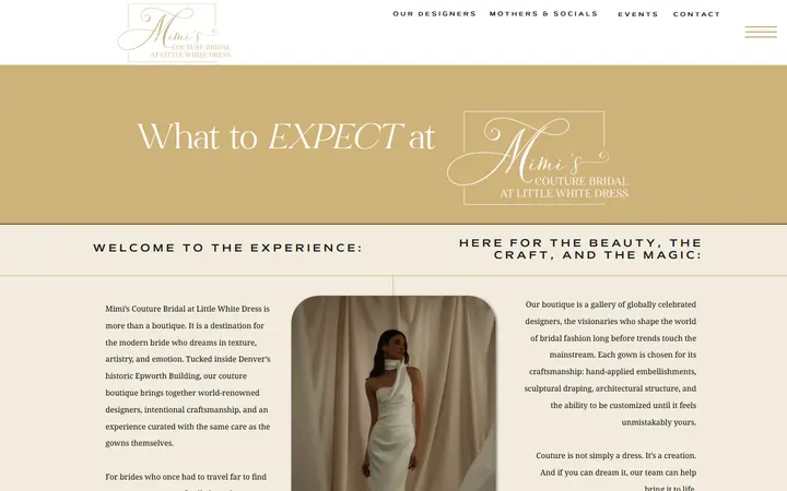 Mimi's Couture Bridal at LWD | Bridal Appt What To Expect — Mimi's Couture Bridal at Little White Dress