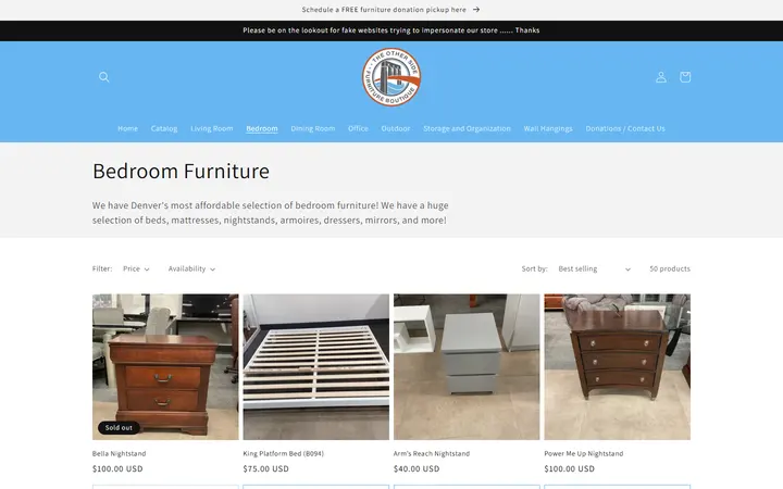 Bedroom Furniture – TOSA Furniture Boutique — The Other Side Furniture Boutique