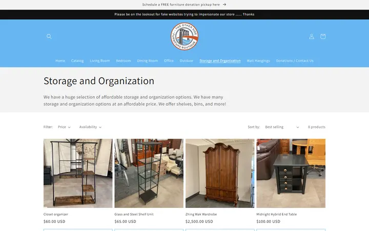 Storage and Organization – TOSA Furniture Boutique — The Other Side Furniture Boutique