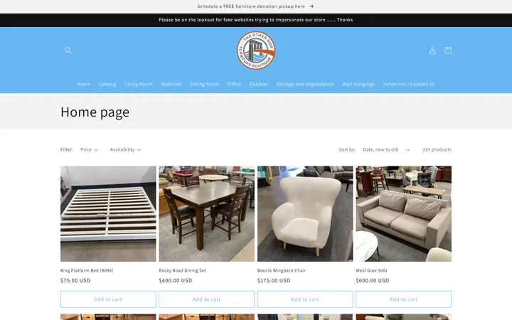 Home page – TOSA Furniture Boutique — The Other Side Furniture Boutique