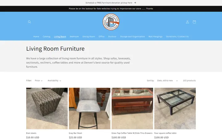 Living Room Furniture – TOSA Furniture Boutique — The Other Side Furniture Boutique