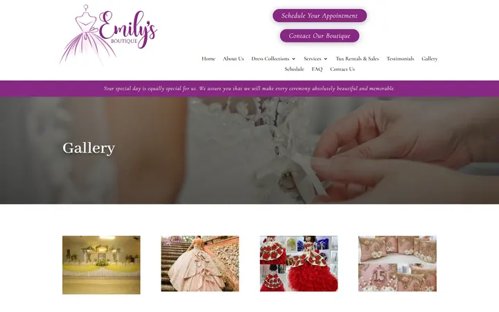 Gallery | Emily's Boutique | Wedding, Prom, and Quinceanera Dresses in Denver, CO — Emily's Boutique
