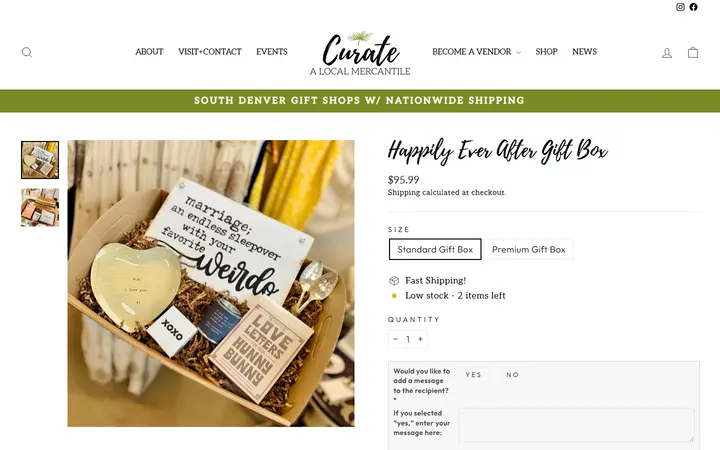 Happily Ever After Gift Box – Curate: A Local Mercantile — Curate: A Local Mercantile
