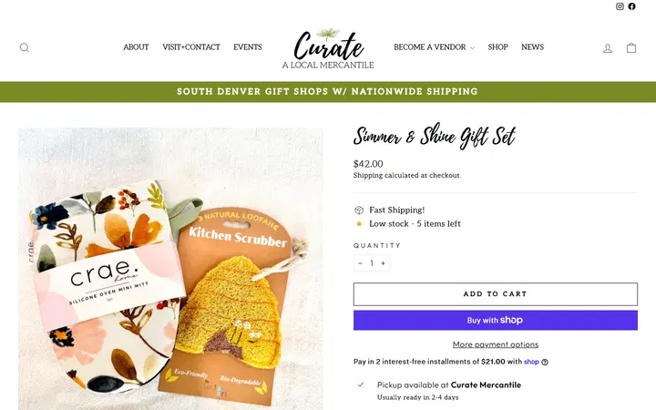 Simmer & Shine Gift Set – Curate: A Local Mercantile — Curate: A Local Mercantile