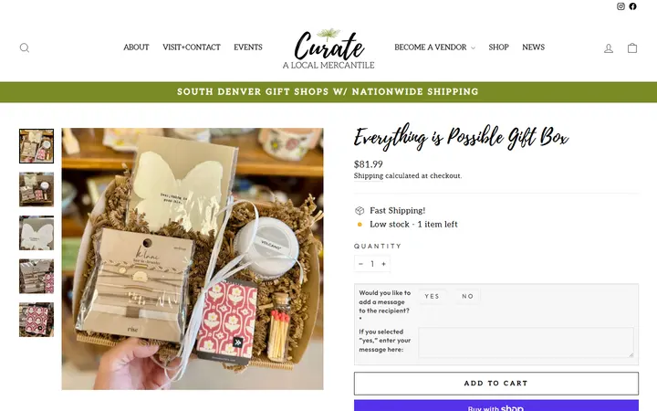 Everything is Possible Gift Box – Curate: A Local Mercantile — Curate: A Local Mercantile